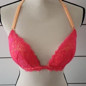 Pink date racerback bra